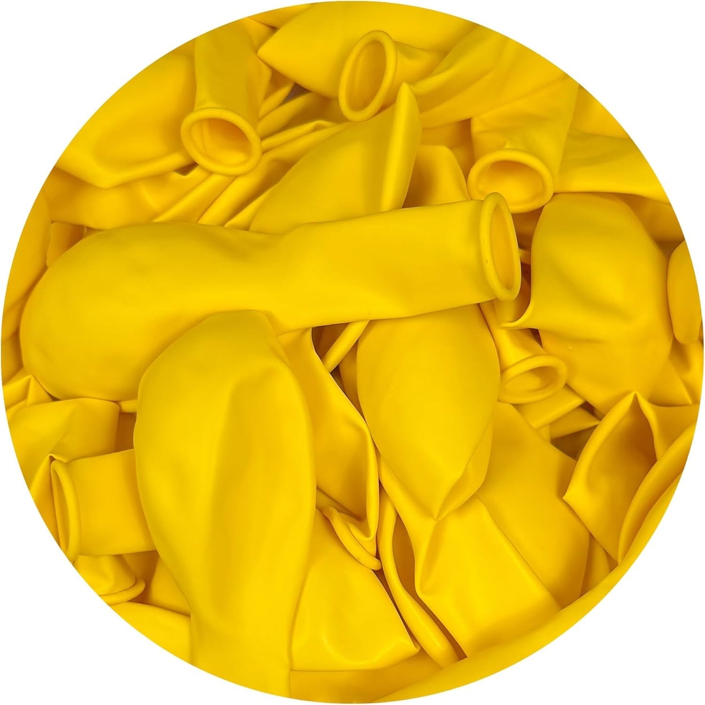 Set 12 Baloane, Klevo, din Latex Standard, 30 cm, Galben