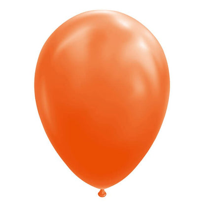 Set 12 Baloane, Klevo, din Latex Standard, 30 cm, Portocaliu