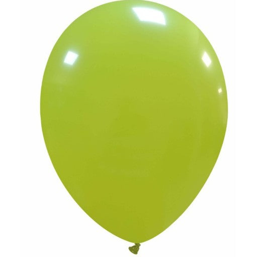 Set 12 Baloane, Klevo, din Latex Standard, 30 cm, Verde Lime