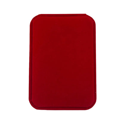 Set 12 Cutii de Bijuterii, Klevo, Forma Dreptunghiulara , Exterior Catifea Rosie, pentru Ocazii Speciale, Usor de Transportat, 100x70x45 mm, Design Elegant