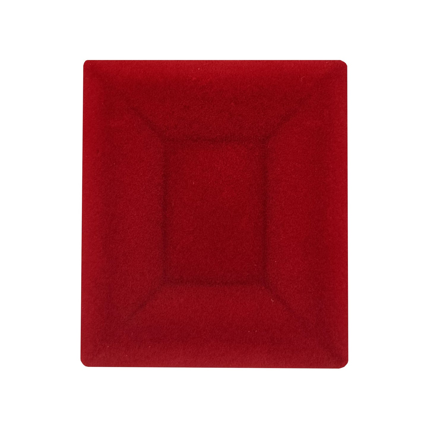 Set 12 Cutii de Bijuterii, Klevo, Forma Dreptunghiulara cu Riflaj , Exterior Catifea Rosie, pentru Ocazii Speciale, Usor de Transportat, 75x85x45 mm, Design Elegant