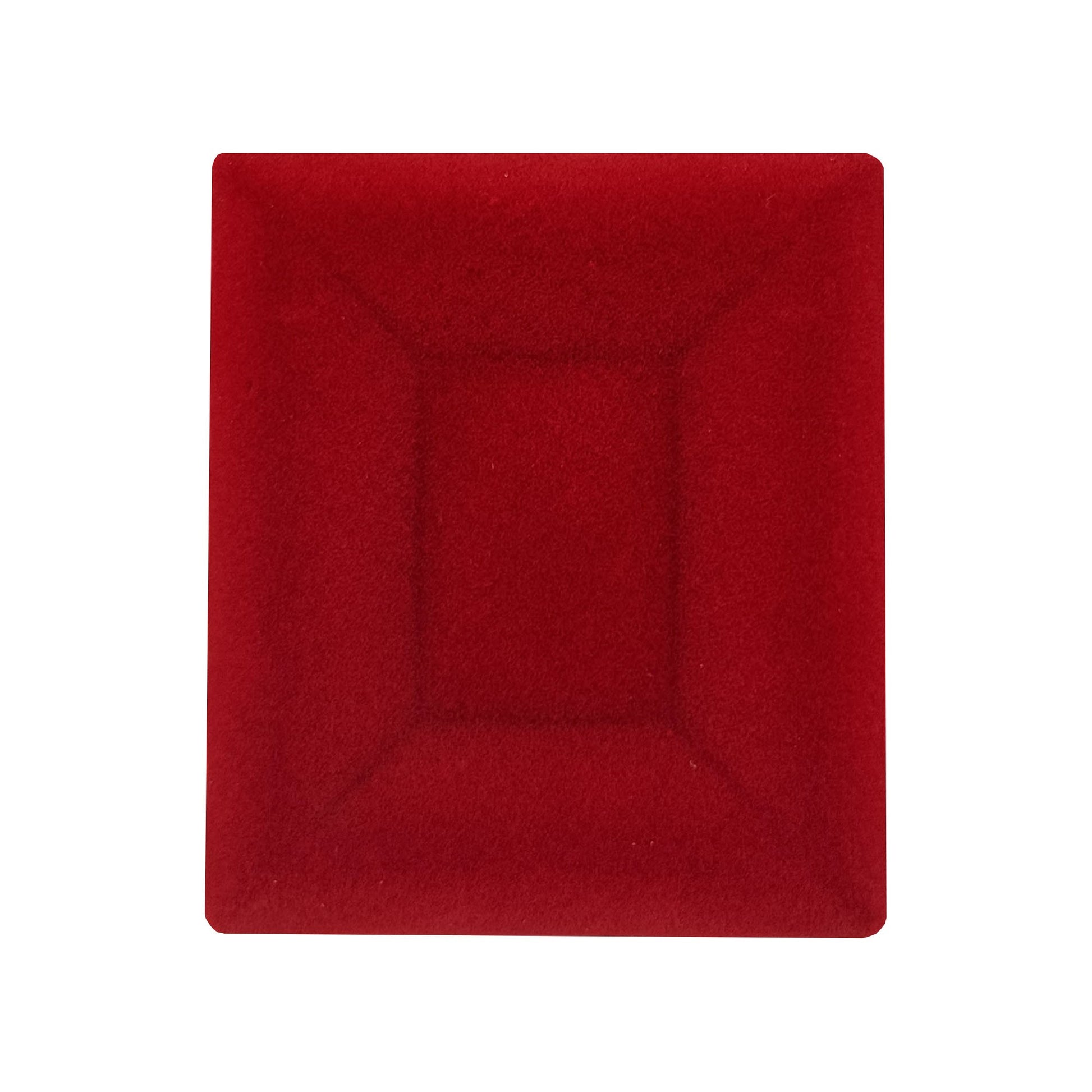 Set 12 Cutii de Bijuterii, Klevo, Forma Dreptunghiulara cu Riflaj , Exterior Catifea Rosie, pentru Ocazii Speciale, Usor de Transportat, 75x85x45 mm, Design Elegant