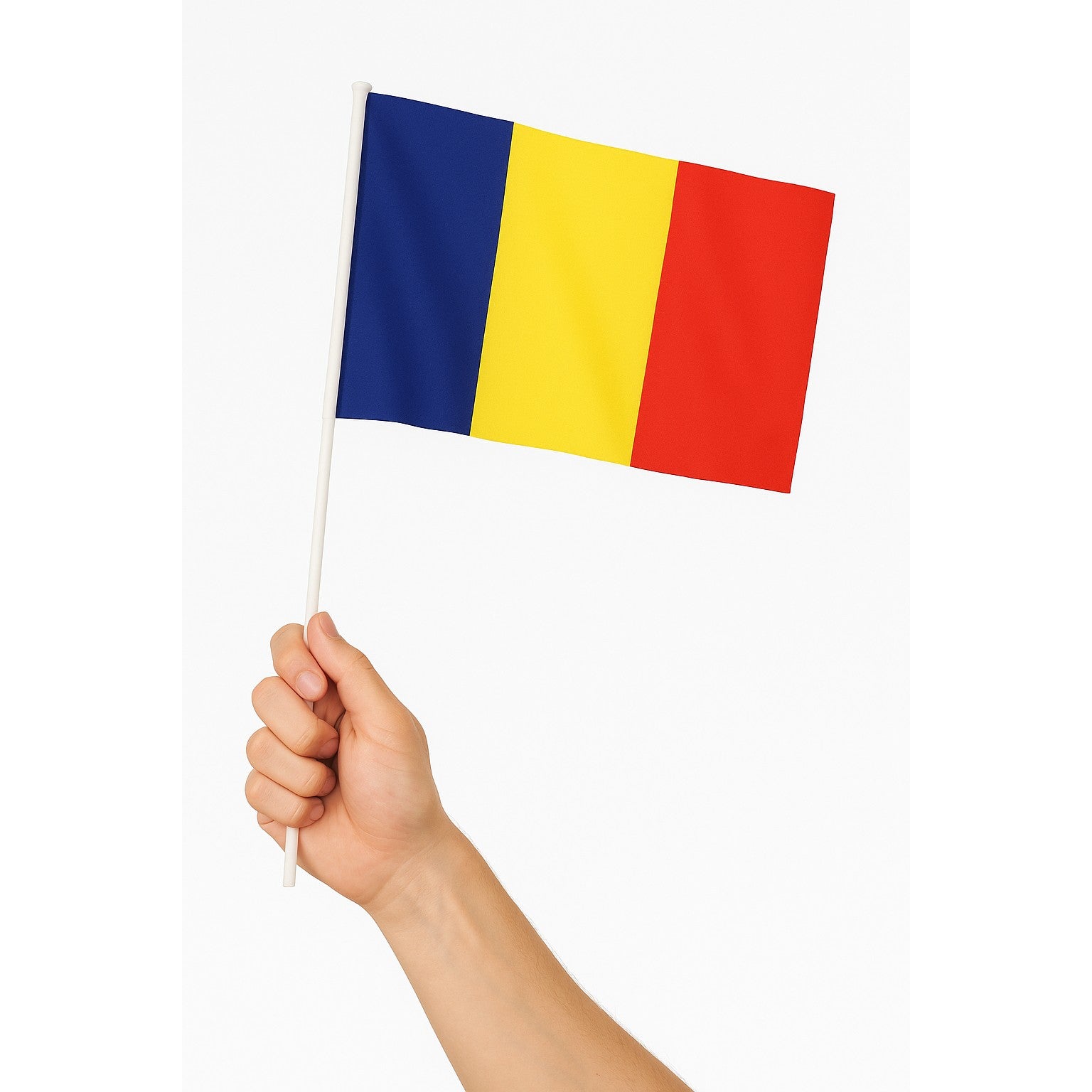Set 12 Steaguri de Mana Tricolor, Klevo, Dimensiune 20x30 cm, Stegulet, Drapel