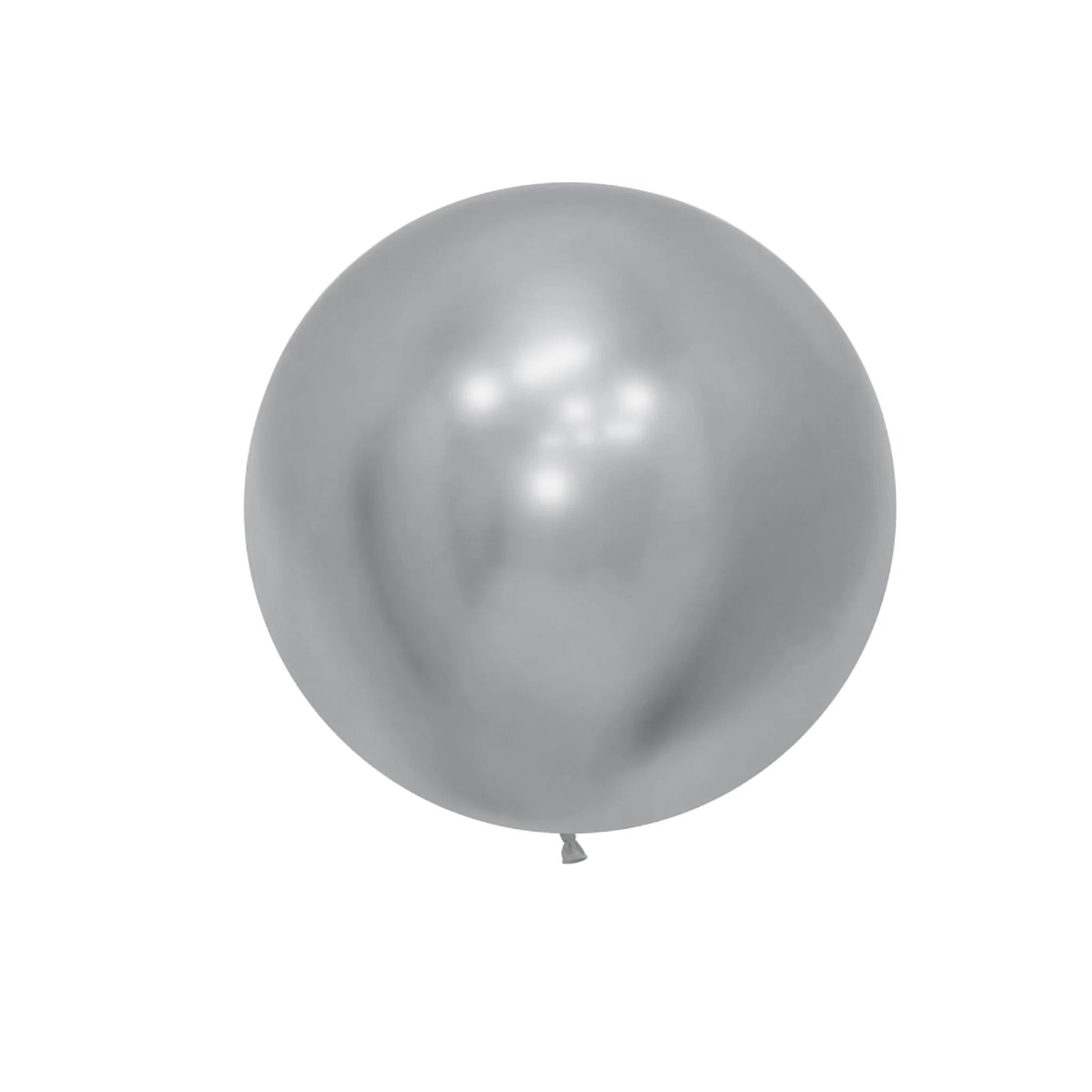 Set 2 Baloane din Latex, Klevo, Model Party Jumbo, 90 cm, Auriu Argintiu, 35 g