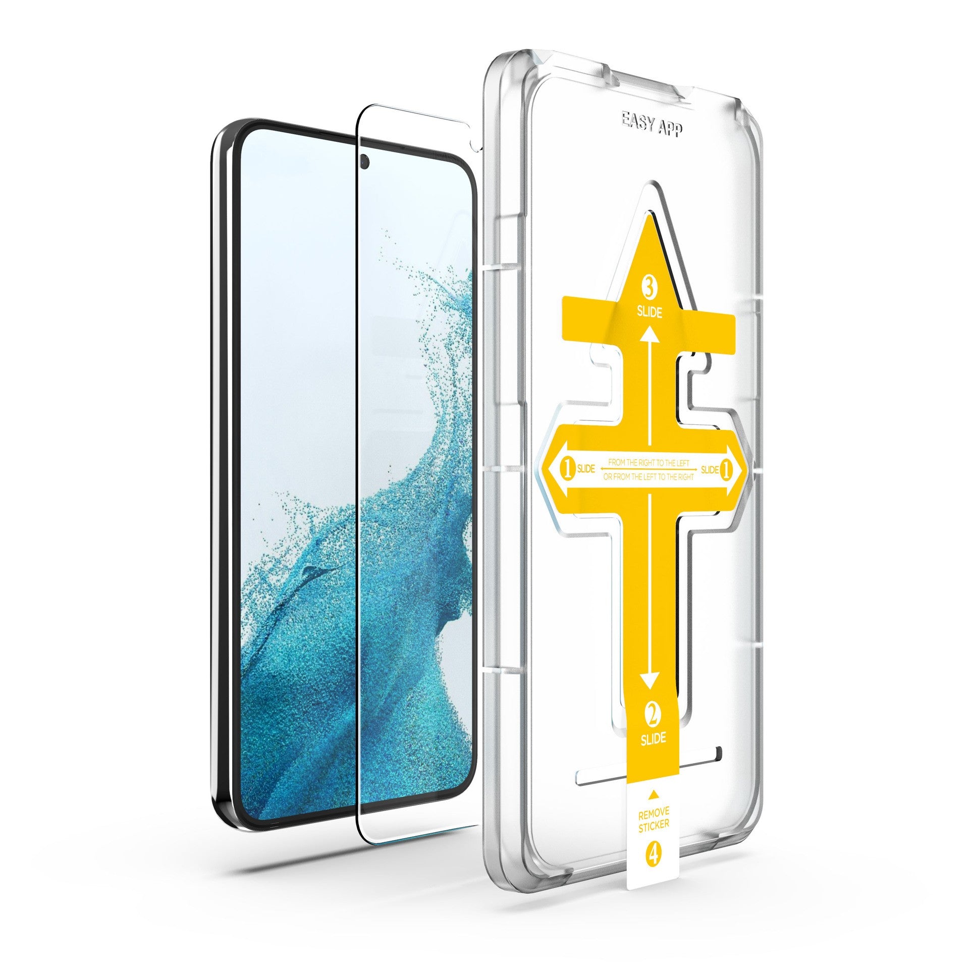Folie de sticla securizata cu sistem de montare usor si rapid Klevo compatibila cu Apple iPhone 11 / XR Transparent