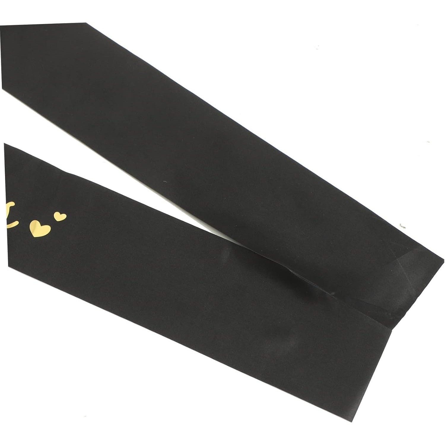 Set 2 Piese pentru Majorat, Klevo, 15 x 13 x 5 cm, Coronita Printesa Gold si Panglica 18&amp;Fabulous, Negru