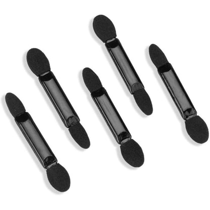 Set 20 de Aplicatoare Machiaj, Klevo, 2 Capete, 6.2 cm, din Poliuretan si Burete, Negru
