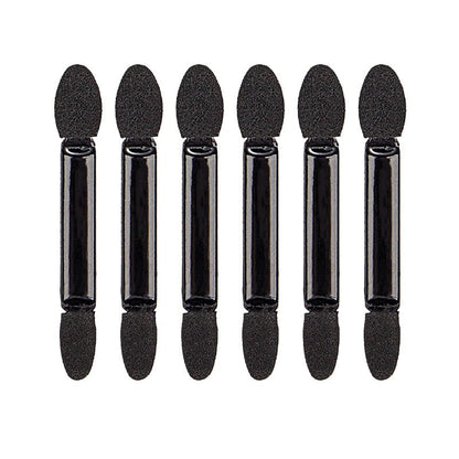 Set 20 de Aplicatoare Machiaj, Klevo, 2 Capete, 6.2 cm, din Poliuretan si Burete, Negru
