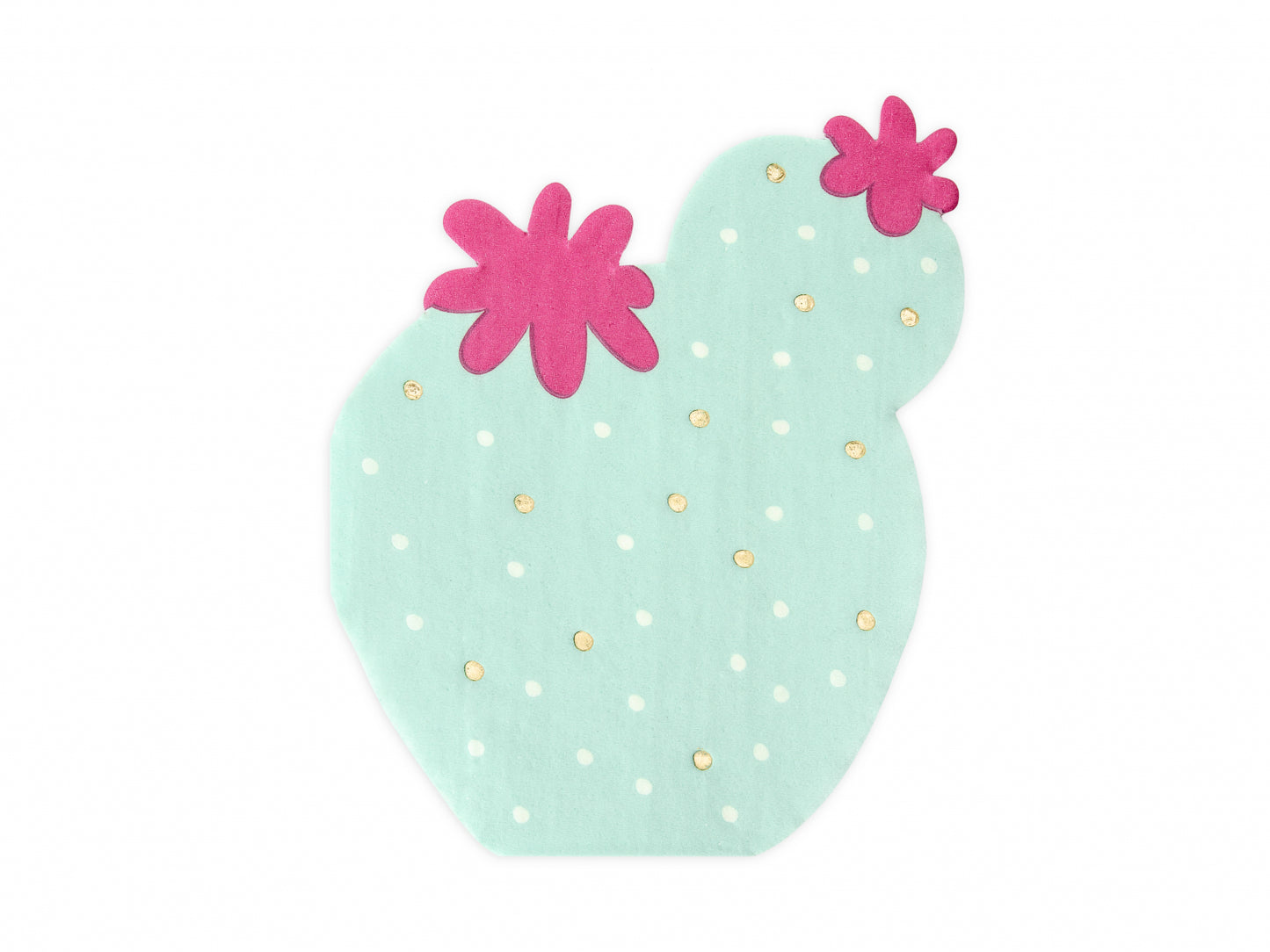 Set 20 servetele Cactus, mix, 11.5x13.5cm