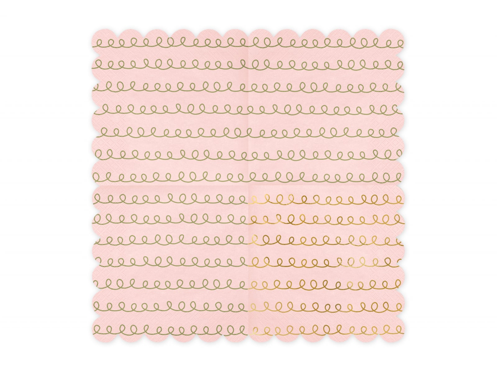 Set 20 servetele roz pudra deschis, 32x32cm