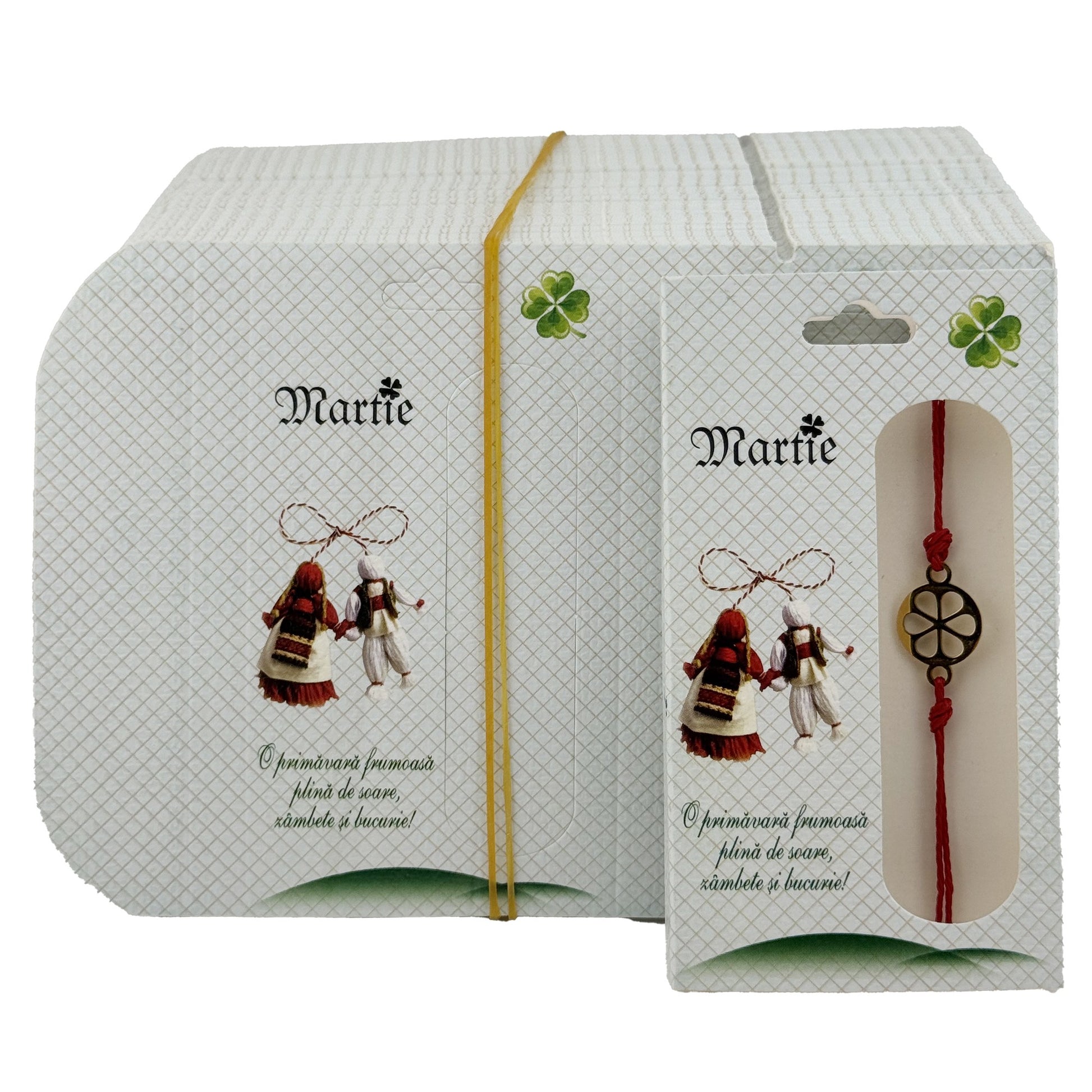 Ambalaje pentru Bratara Martisoare, Klevo, Set 200 Bucati, Cutii Brosa, Model Popular, Gri