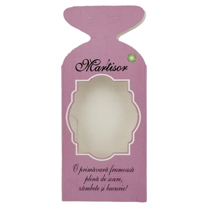 Ambalaje pentru Bratara Martisoare, Klevo, Set 200 Bucati, Cutii Brosa, Model Uniton, Mov