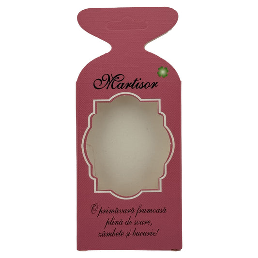 Ambalaje pentru Bratara Martisoare, Klevo, Set 200 Bucati, Cutii Brosa, Model Uniton, Roz