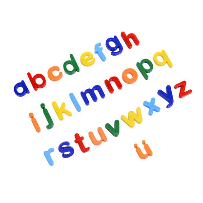Set 26 Litere, Klevo, Magnetice, pentru Frigider, din Plastic, +3 Ani, 13 x 18 x 14 cm, Multicolor