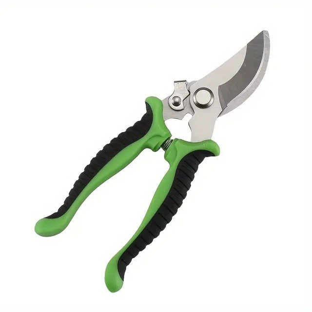 Set 4 Unelte de Gradinarit, Klevo, pentru Indepartare Spini Trandafiri si Taiere, din PVC/Otel Carbon, Rosu/Verde