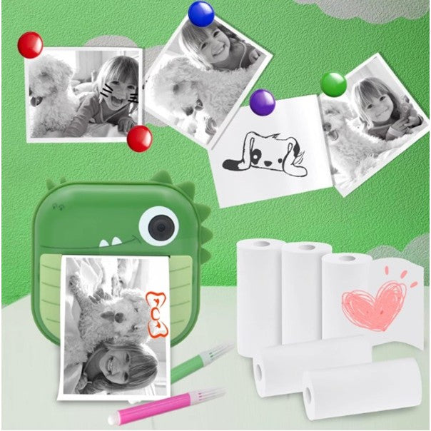 Set 5 Role de Hartie Termica, Klevo, pentru Mini Imprimanta Foto Portabila, Alb