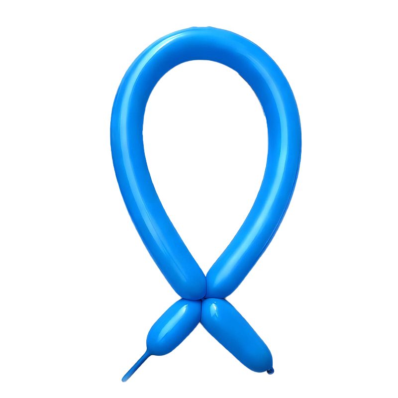 Baloane de Modelaj, Klevo, Set 50 bucati, Model Standard, din Latex, 30 x 1.5 cm, 1.8 g per unitate, pana la 150 cm, Albastru