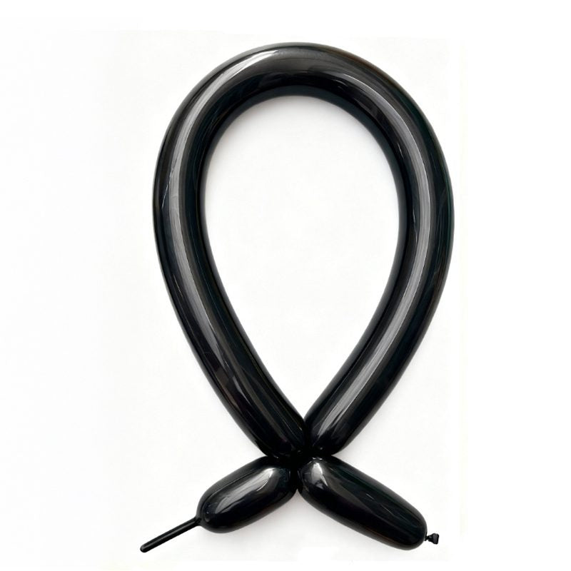 Baloane de Modelaj, Klevo, Set 50 bucati, Model Standard, din Latex, 30 x 1.5 cm, 1.8 g per unitate, pana la 150 cm, Negru