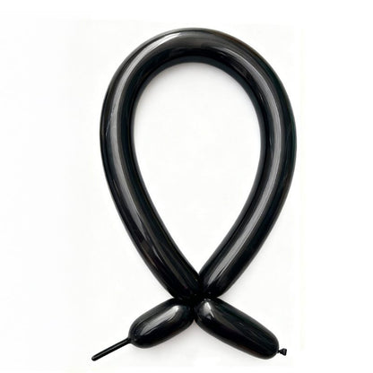 Baloane de Modelaj, Klevo, Set 50 bucati, Model Standard, din Latex, 30 x 1.5 cm, 1.8 g per unitate, pana la 150 cm, Negru