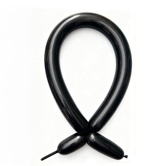 Baloane de Modelaj, Klevo, Set 50 bucati, Model Standard, din Latex, 30 x 1.5 cm, 1.8 g per unitate, pana la 150 cm, Negru