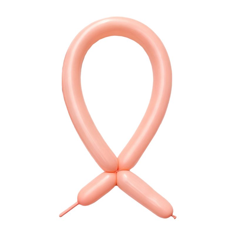 Baloane de Modelaj, Klevo, Set 50 bucati, Model Standard, din Latex, 30 x 1.5 cm, 1.8 g per unitate, pana la 150 cm, Portocaliu