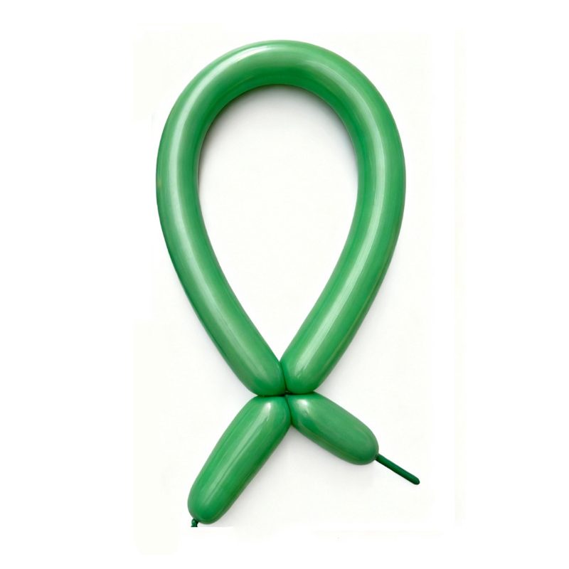 Baloane de Modelaj, Klevo, Set 50 bucati, Model Standard, din Latex, 30 x 1.5 cm, 1.8 g per unitate, pana la 150 cm, Verde