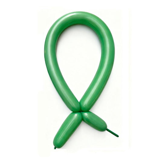 Baloane de Modelaj, Klevo, Set 50 bucati, Model Standard, din Latex, 30 x 1.5 cm, 1.8 g per unitate, pana la 150 cm, Verde