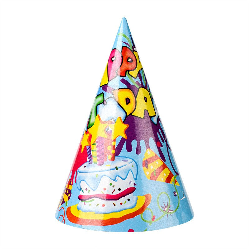 Set 6 Coifuri Happy Birthday, Klevo, Modele Diverse, pentru Petrecere, Tematica Aniversare, Multicolor