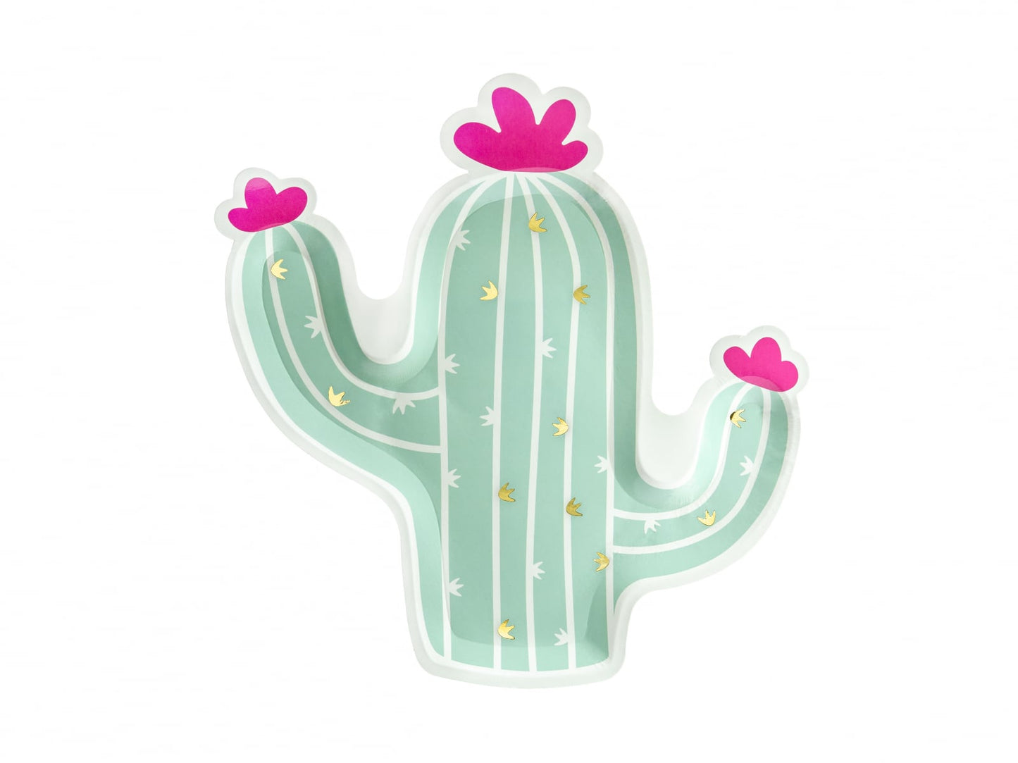 Set 6 Farfurii Cactus , 23 x 24 cm
