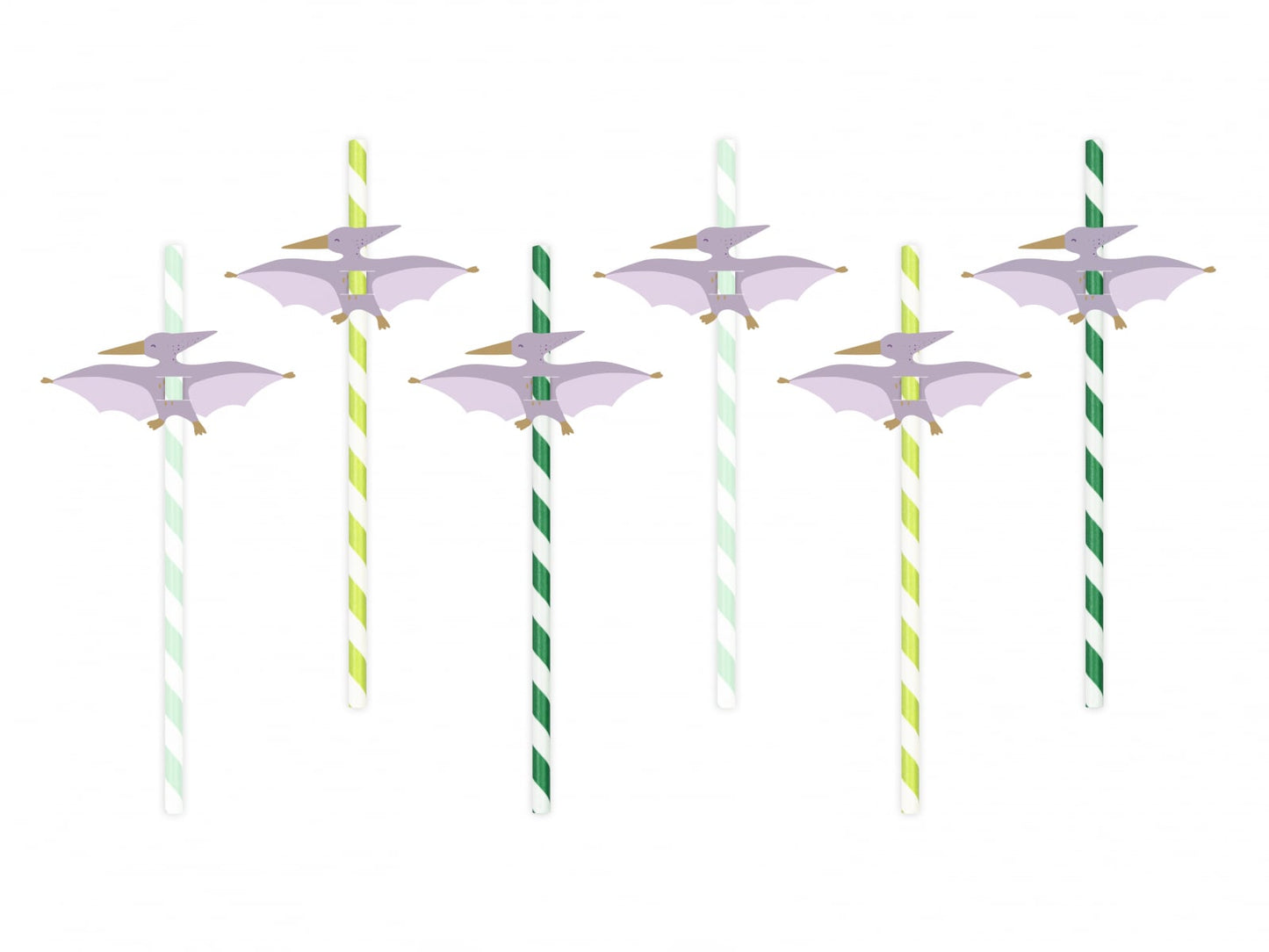 Set 6 paie Pterodactyl, 19.5 cm, mix
