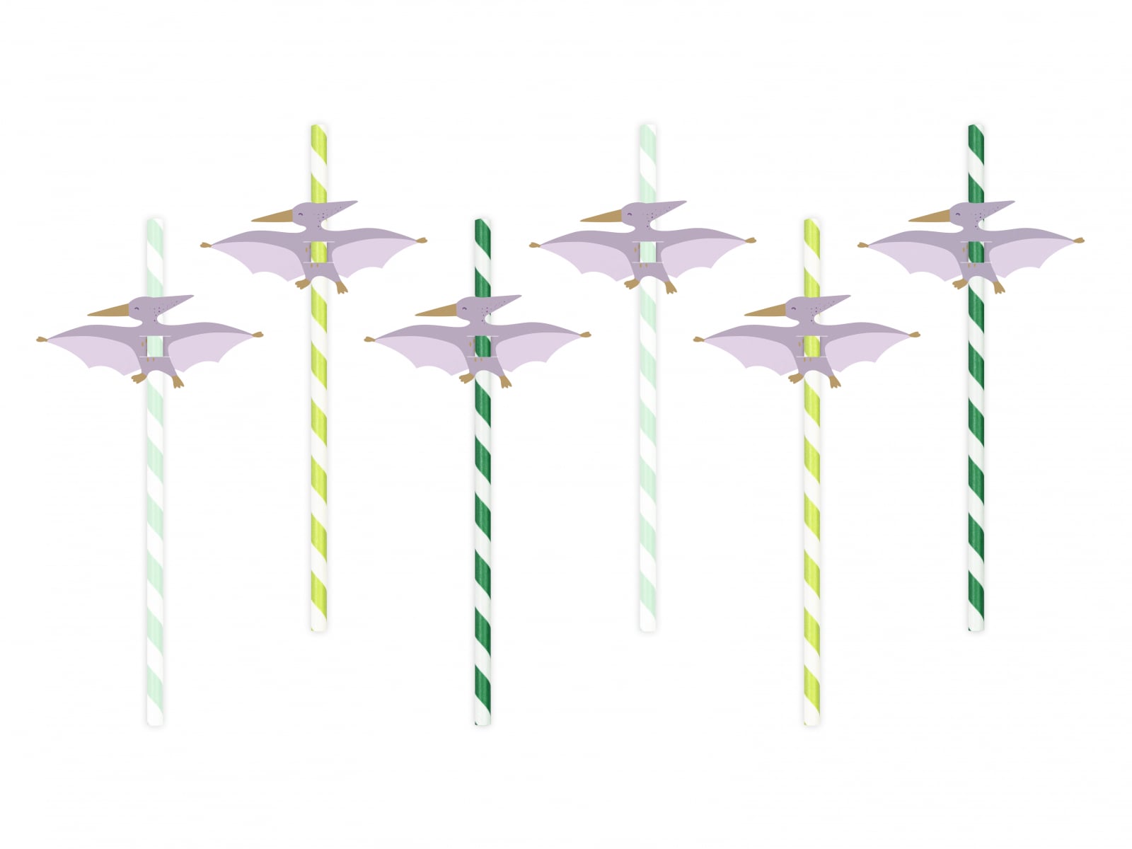 Set 6 paie Pterodactyl, 19.5 cm, mix
