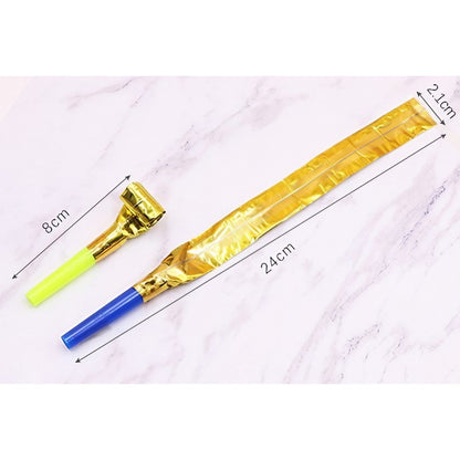 Set 6 Suflatori, Klevo, pentru Petrecere, Tematica Aniversare, 8 cm, Multicolore