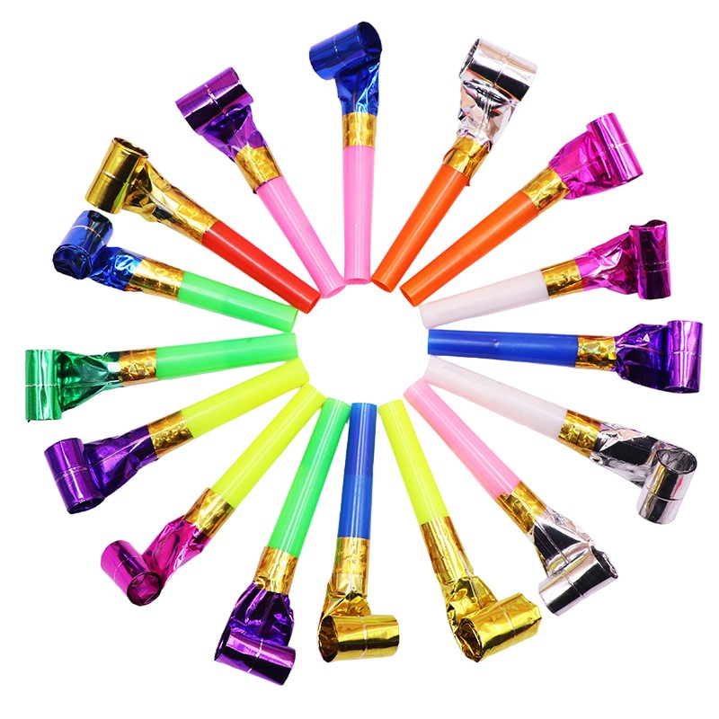 Set 6 Suflatori, Klevo, pentru Petrecere, Tematica Aniversare, 8 cm, Multicolore