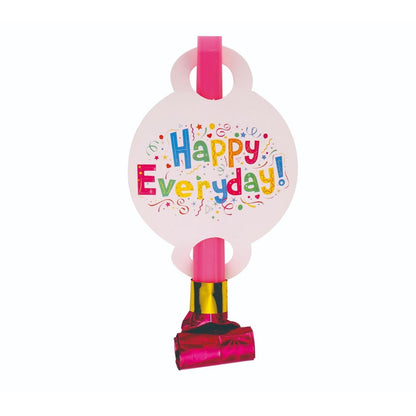 Set 6 Suflatori Happy Everyday, Klevo, pentru Petrecere, 20 x 17 cm, Multicolor