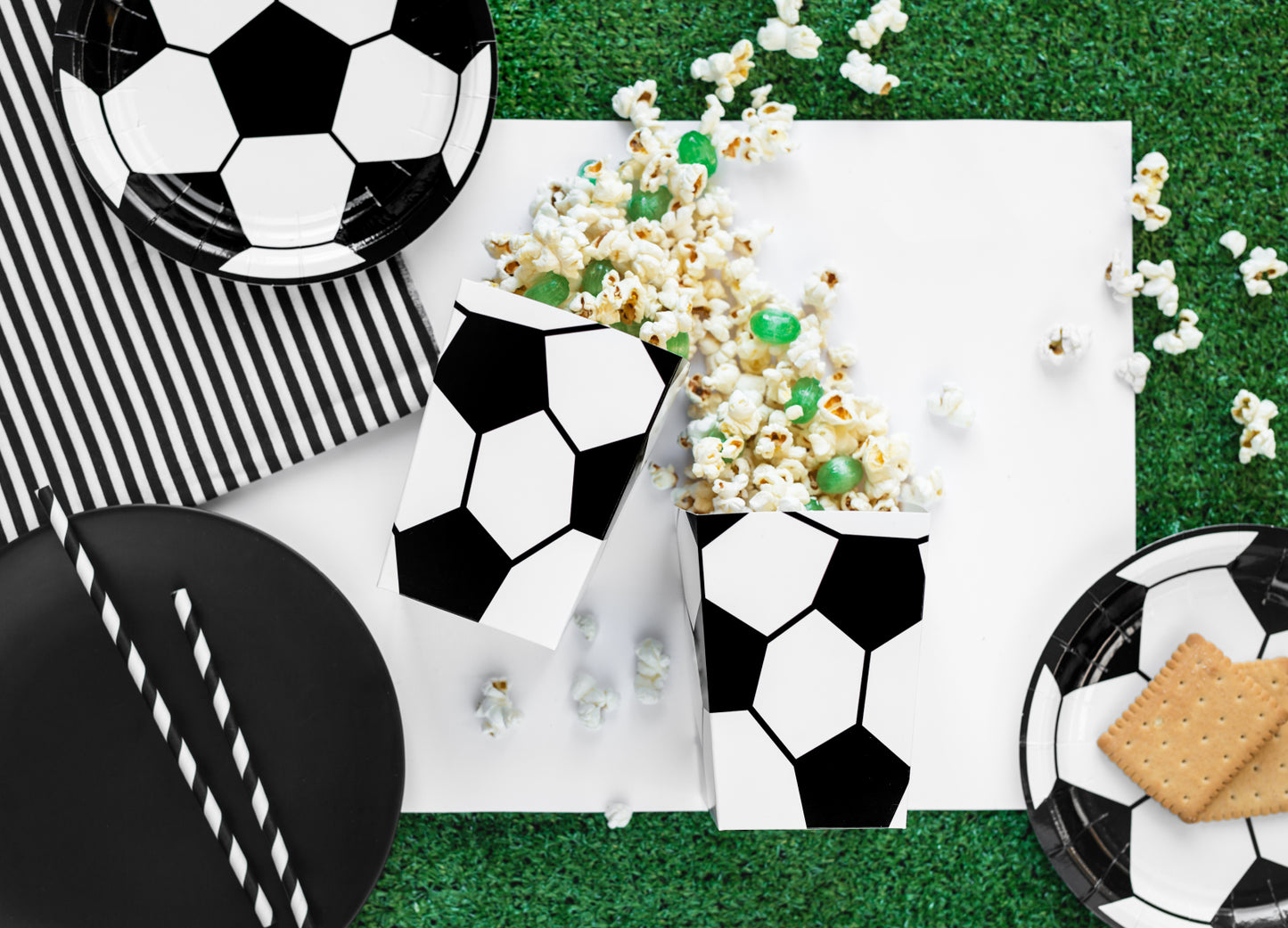 Set 60 buc decorațiuni petrecere - Fotbal