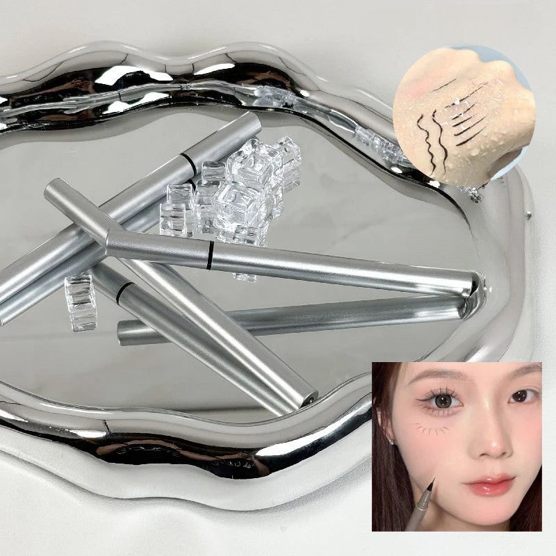 Kit de Aplicare Tus, Klevo, pentru Incepatori, Accesoriu Machiaj, 4 Produse, Tus Impermeabil, Negru, Cutie Mint