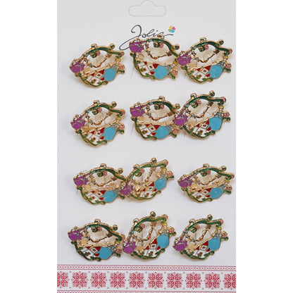 Set 12 Brose Klevo Martisor Castelul din Povesti