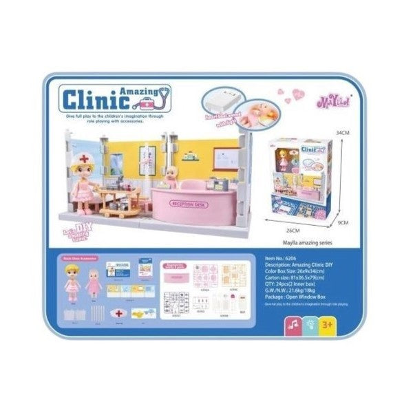 Set cabinet medical cu instrumente, Jucarii pentru copii, Klevo