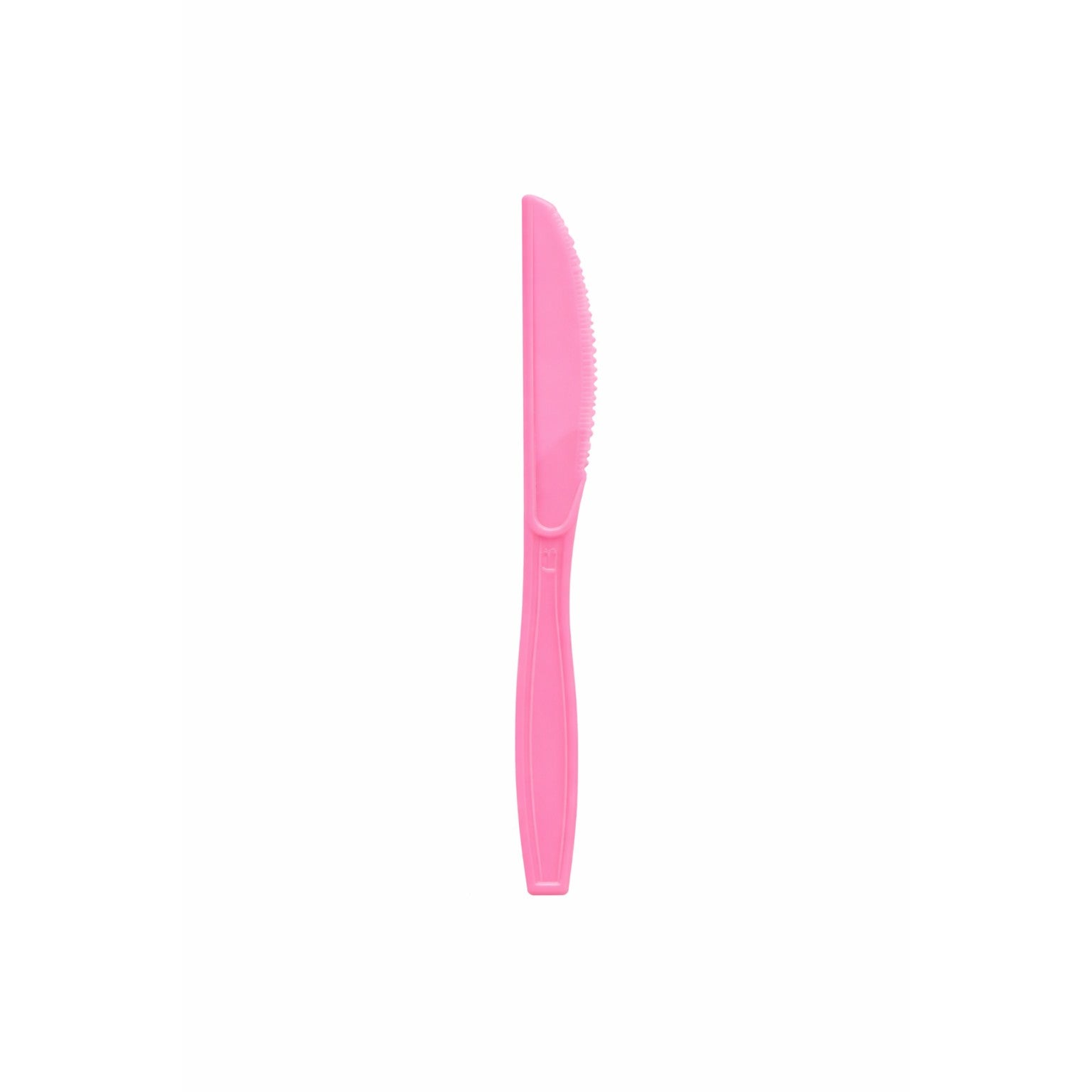 Set Cutite de Unica Folosinta, Klevo, 10 Bucati, Plastic Rezistent, 17 x 1.6 cm, Culoare Roz