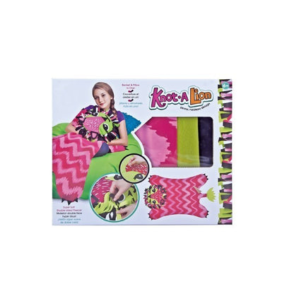 Set de creatie DIY, Klevo, patura de tricotat multicolor