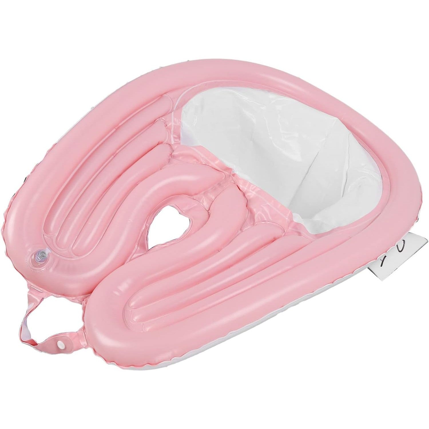 Set Gonflabil pentru Spalat pe Cap, Klevo, pentru Copii, Femei Insarcinate si Varstnici, 81 x 60 x 38 cm, Ajustabil, Roz