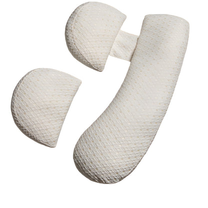 Set Perna pentru Gravide, Klevo, Husa Detasabila, Utilizare in Forma H si U, Reglabila, Latime Ajustabila, Proactive, Crem