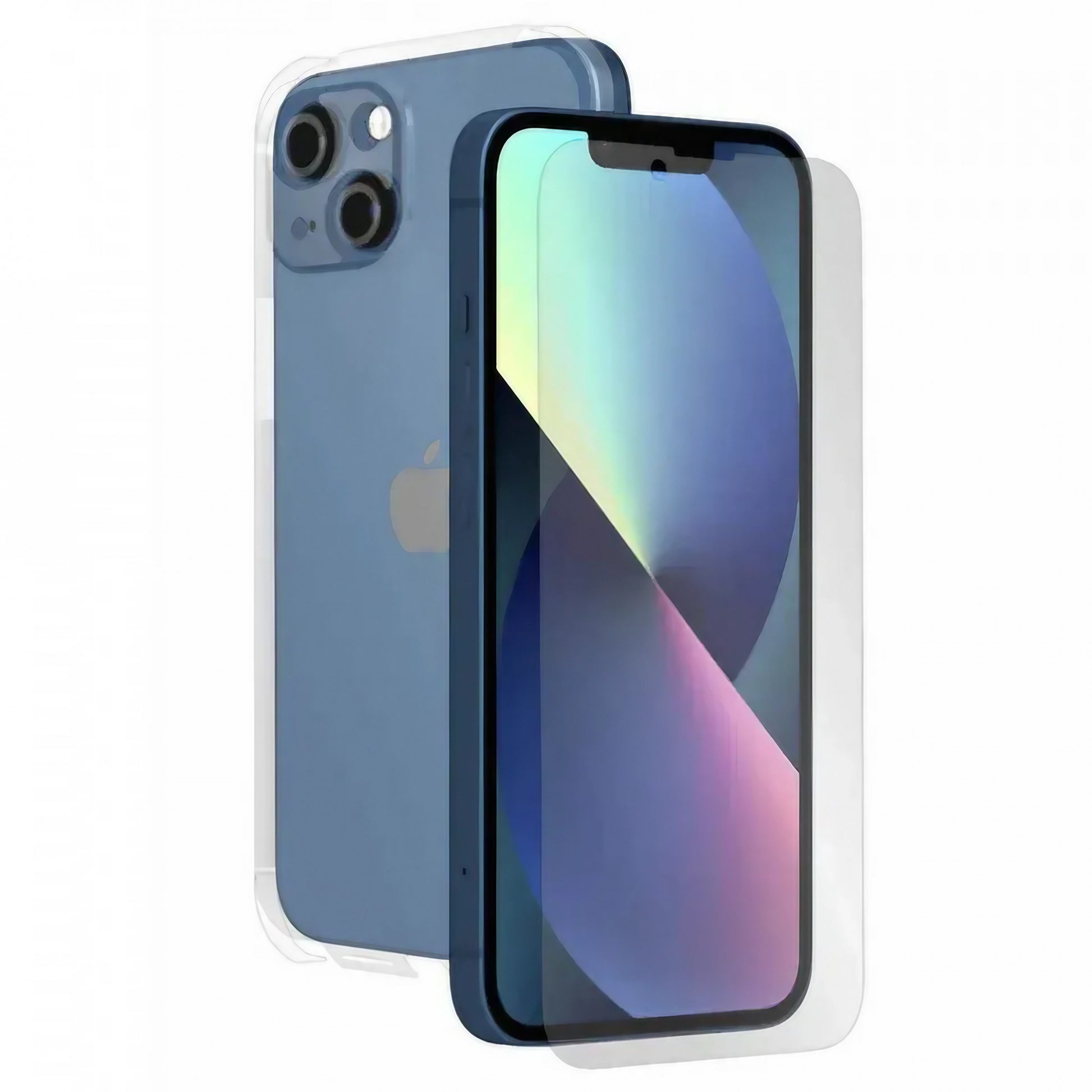 Set protectie 360 Klevo environment Mobile pentru iPhone 14 Pro Max, protectie ecran, spate, laterale, Transparent