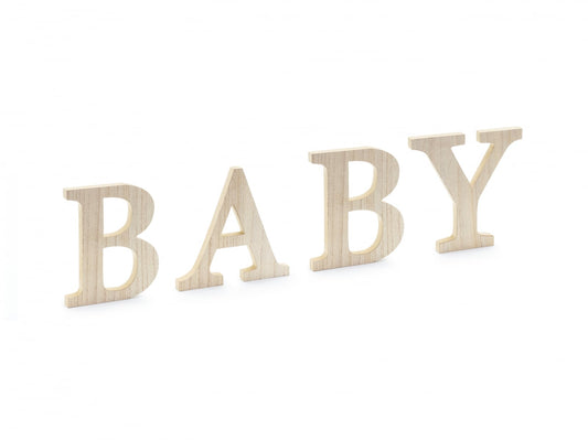 Sigle din lemn BABY, 16,5-21,5x19,5 cm (1 buc. / 1 pachet)