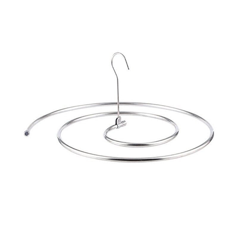 Uscator de Rufe Spiralat, Klevo, din Otel Inoxidabil de 10 mm, Detasabil, 40 x 43 x 18 cm, Argintiu