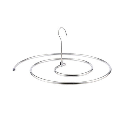 Uscator de Rufe Spiralat, Klevo, din Otel Inoxidabil de 10 mm, Detasabil, 40 x 43 x 18 cm, Argintiu