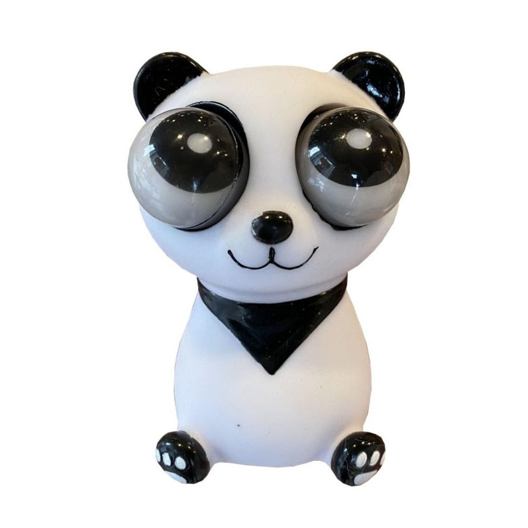 Jucarie interactiva antistres Klevo, squeeze eye-popping panda, multicolor