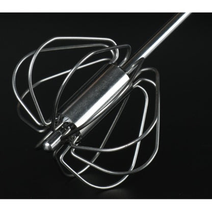 Mixer Manual, Klevo, pentru Oua Smantana Frisca Aluat, Maner Otel Inoxidabil, Usor de Utilizat si Depozitat, 27 x 7 cm, Argintiu