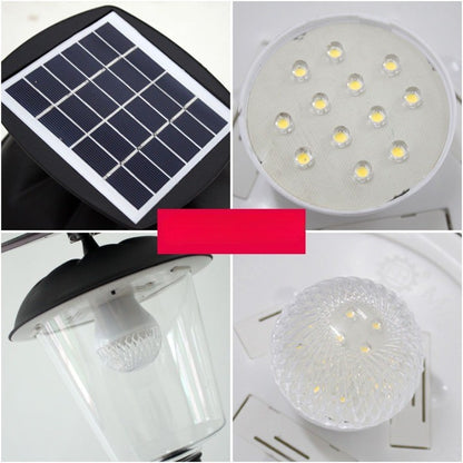 Lampa solara de tip stalp pentru gradina, Klevo, Alb Cald