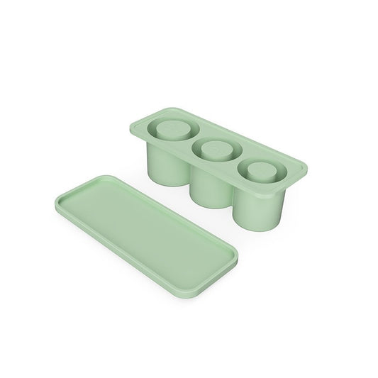 Forma pentru Gheata, Klevo, din Silicon, cuburi de gheata, forme rotunde, inghetare rapida, 20.7 x 8.4 x 6.5 cm Verde